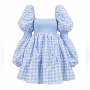 Selkie BNWT L Dairy Gingham Barre Dress